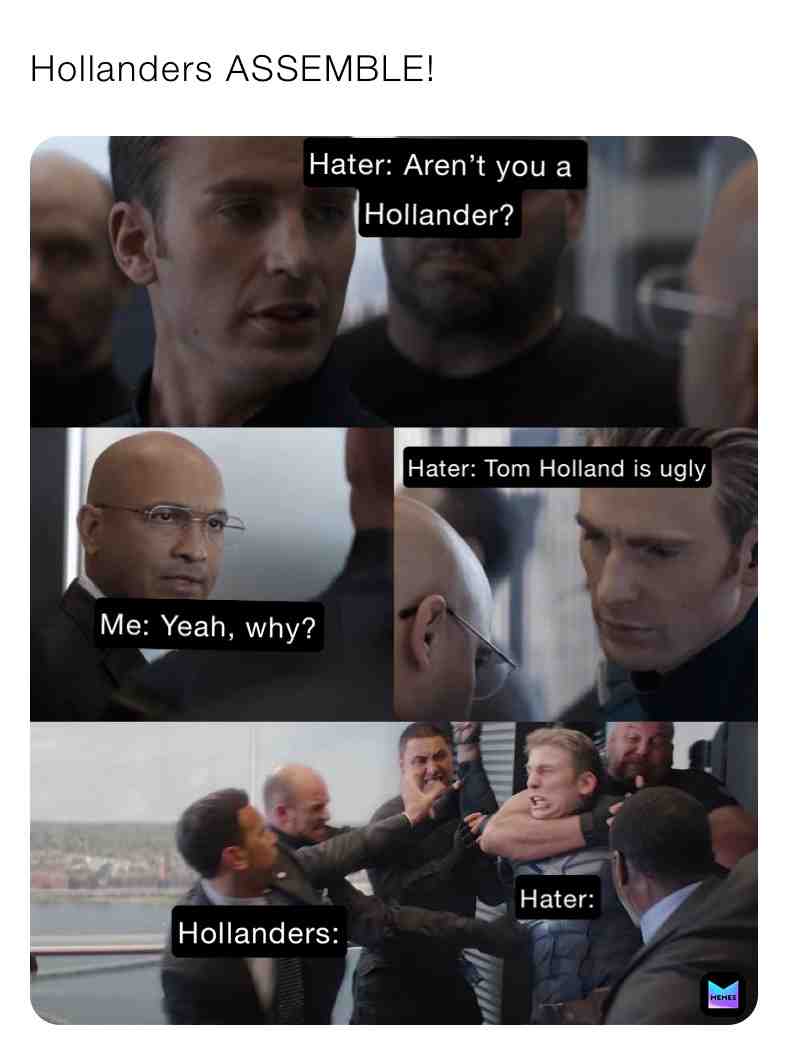 Yes I am a Hollander, and I’m proud of it✨😂 #tomholland #hollander #hollandersassemble #captainamerica #steverogers #chrisevans #marvel #mcu #marvelstudios #meme