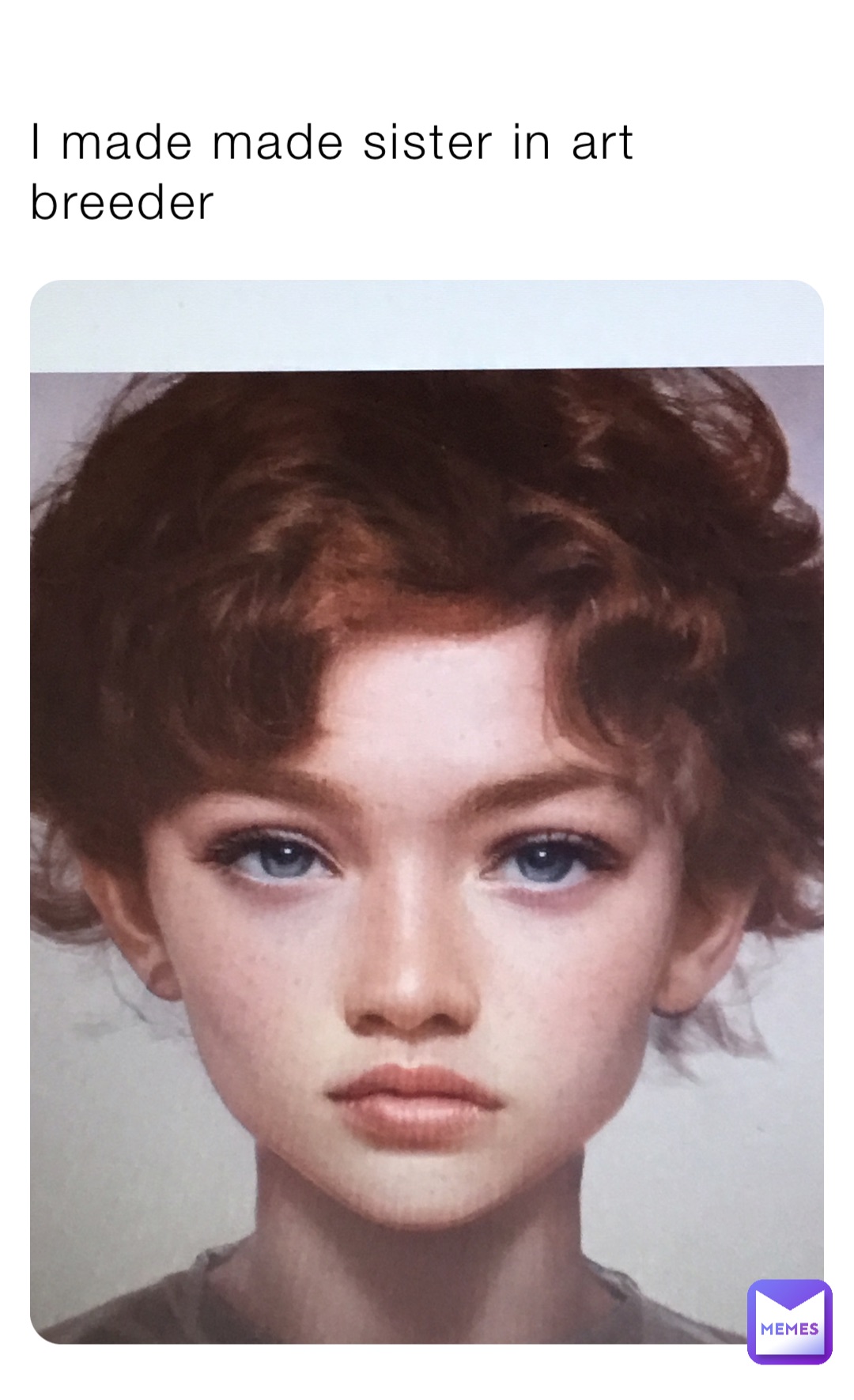 I made made sister in art breeder