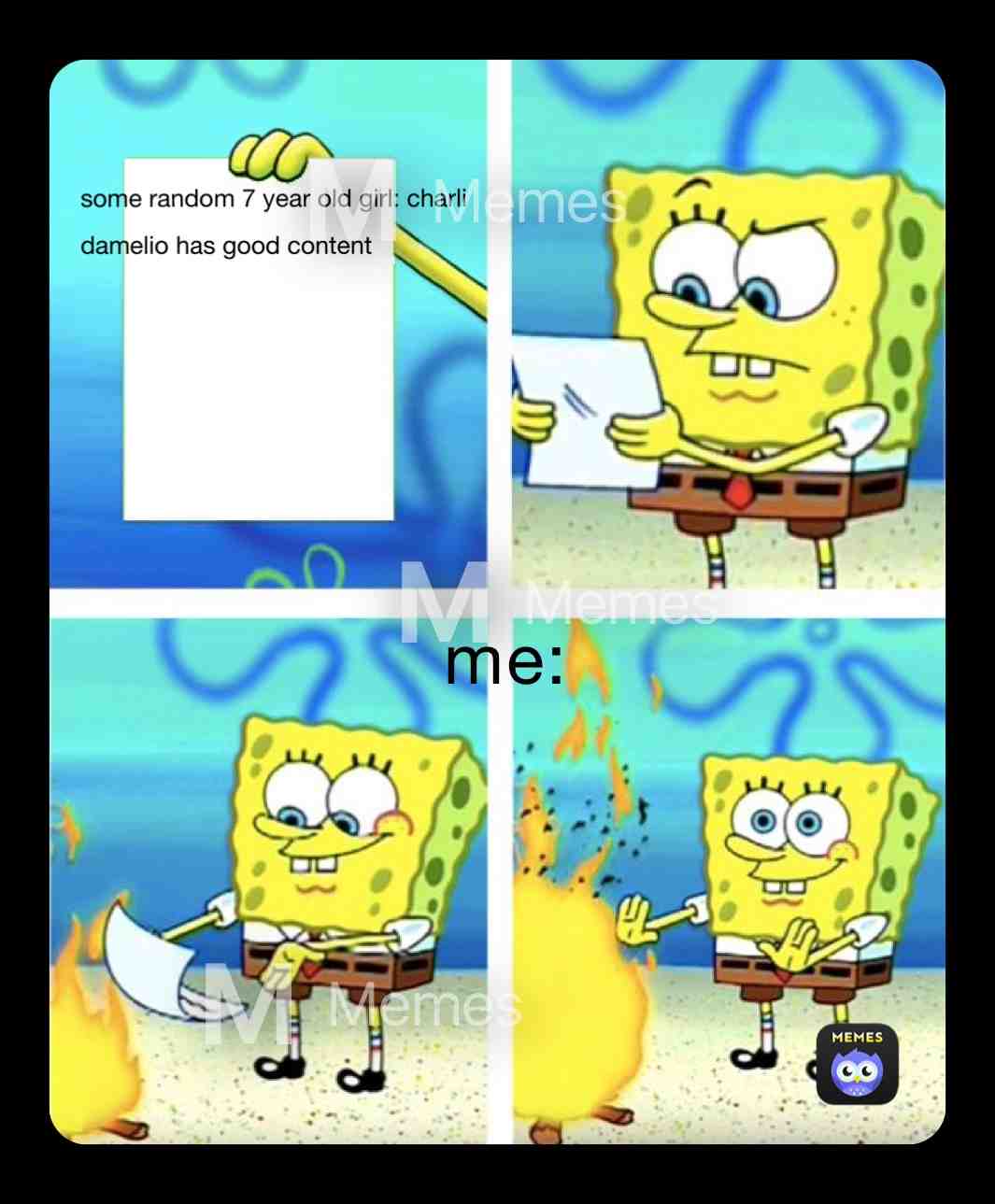 #spongebob  #meme  #memes  #charlidamelio