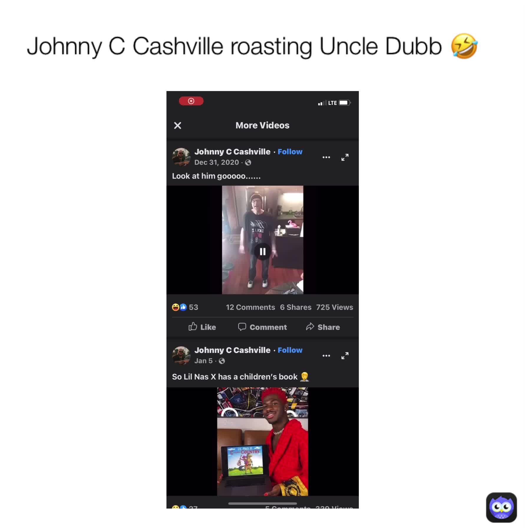 Johnny Cashville vs Uncle Dubb aka Jeremy Garnier on FB 😂  #funny  #roast  #uncledubb  #jdubb  #cashville  #johnnycashville