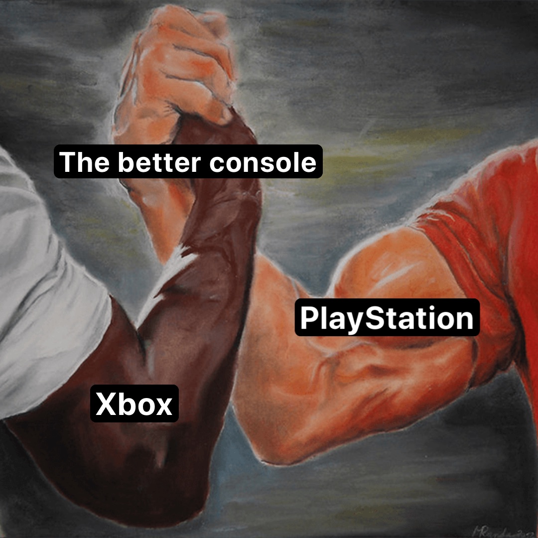 The better console PlayStation Xbox