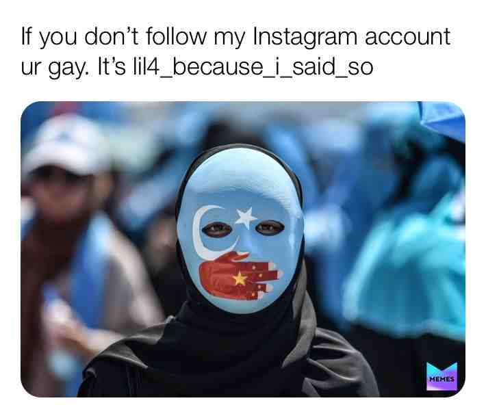 Meme shared by @lil4