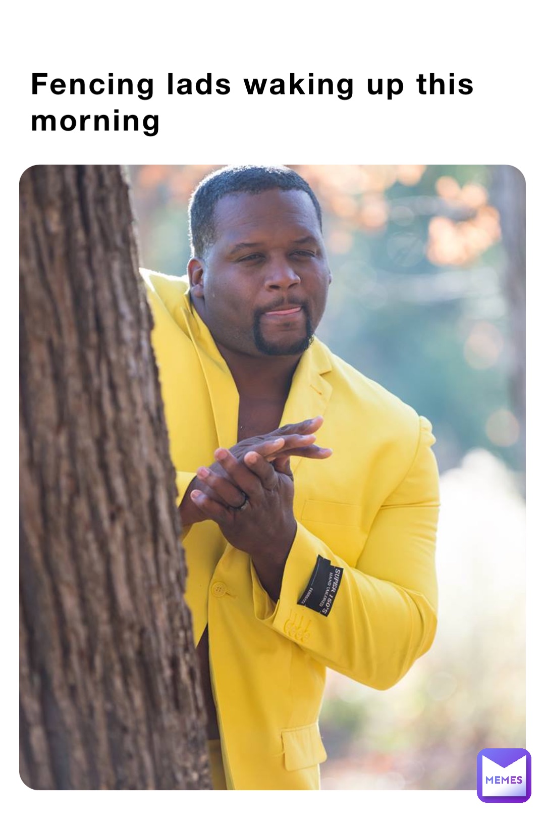 Fencing lads waking up this morning