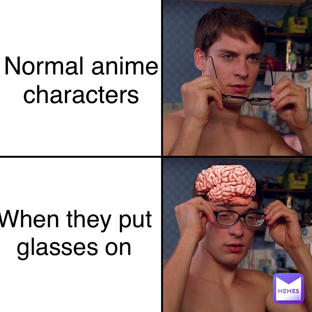 Glasses Anime GIF - Glasses Anime Serious - Discover & Share GIFs