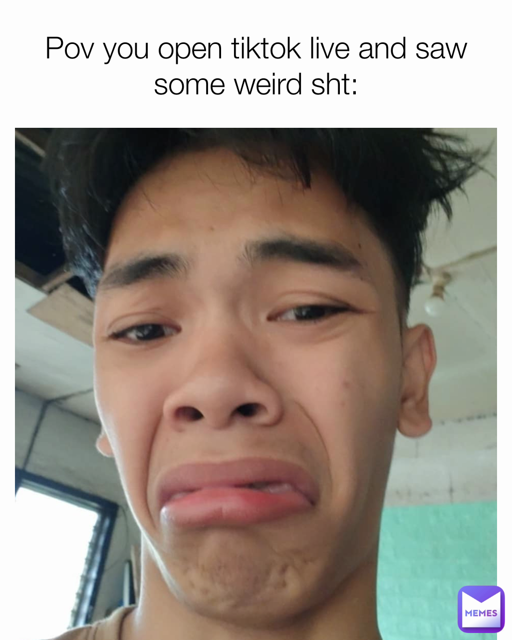 Pov you open tiktok live and saw some weird sht: