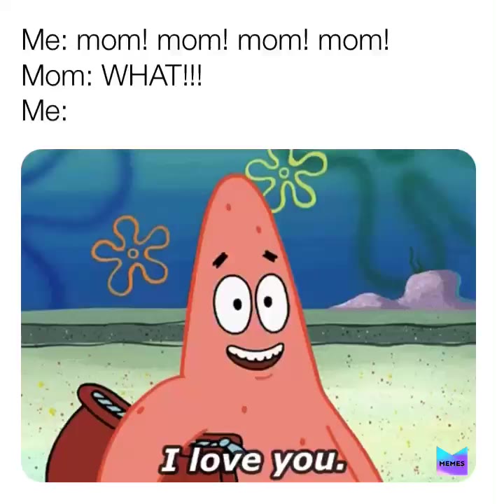 i love you spongebob meme
