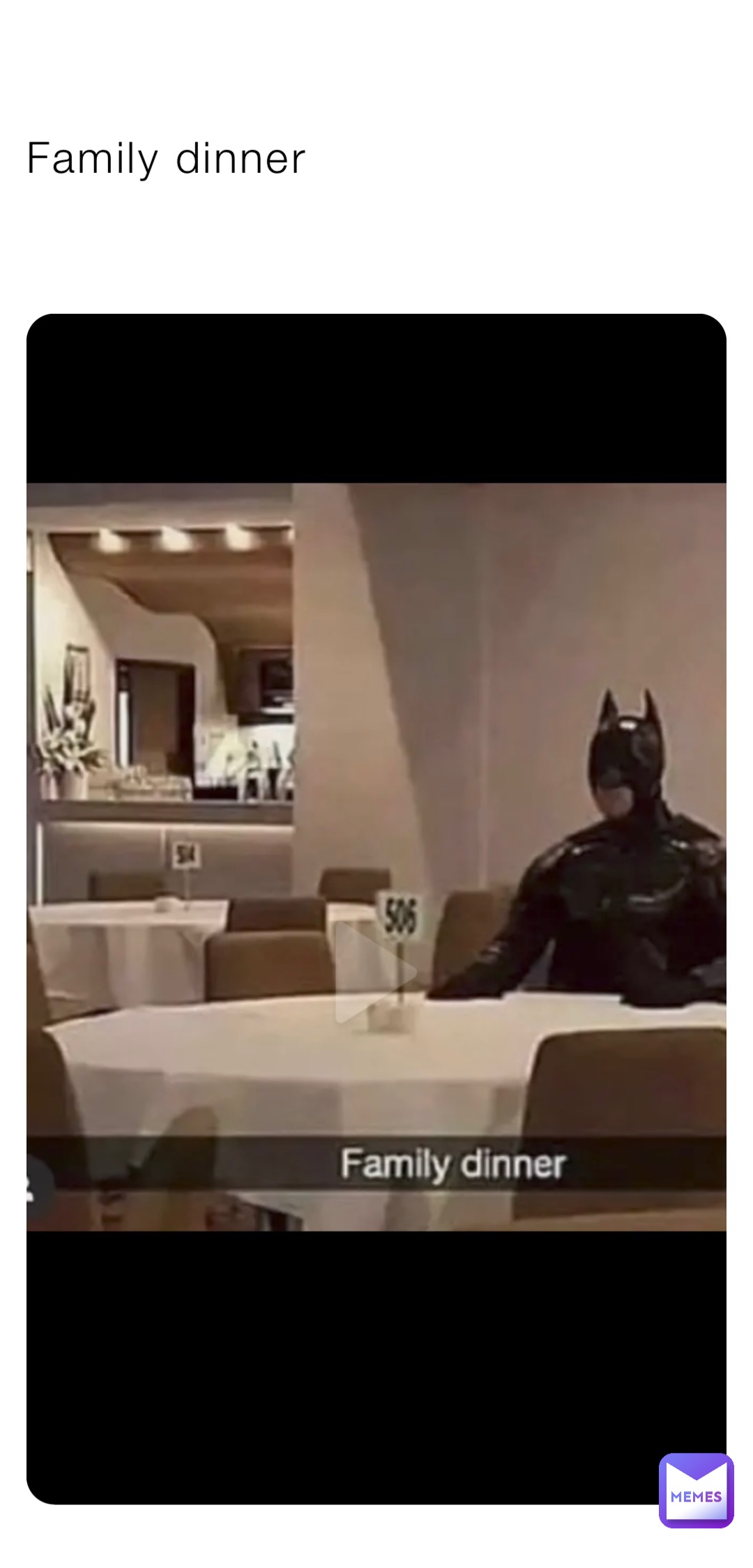Family dinner