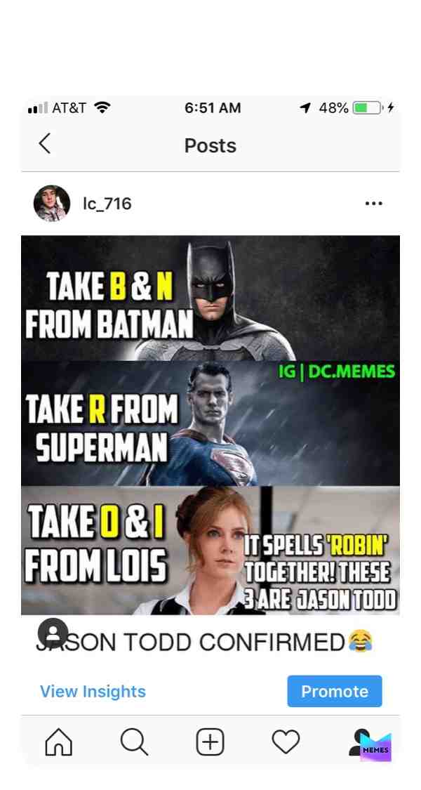 Every time I watch theory videos on YouTube I think of this meme 😂 #dccomics #dc #dcmemes #funnymemes #theory #conspiracy #funny #batman #superman #dceu #dcuniverse #comics #comicbooks #movies #dcmovies