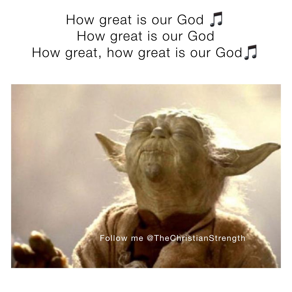 How great is our God 🎵
How great is our God
How great, how great is our God🎵