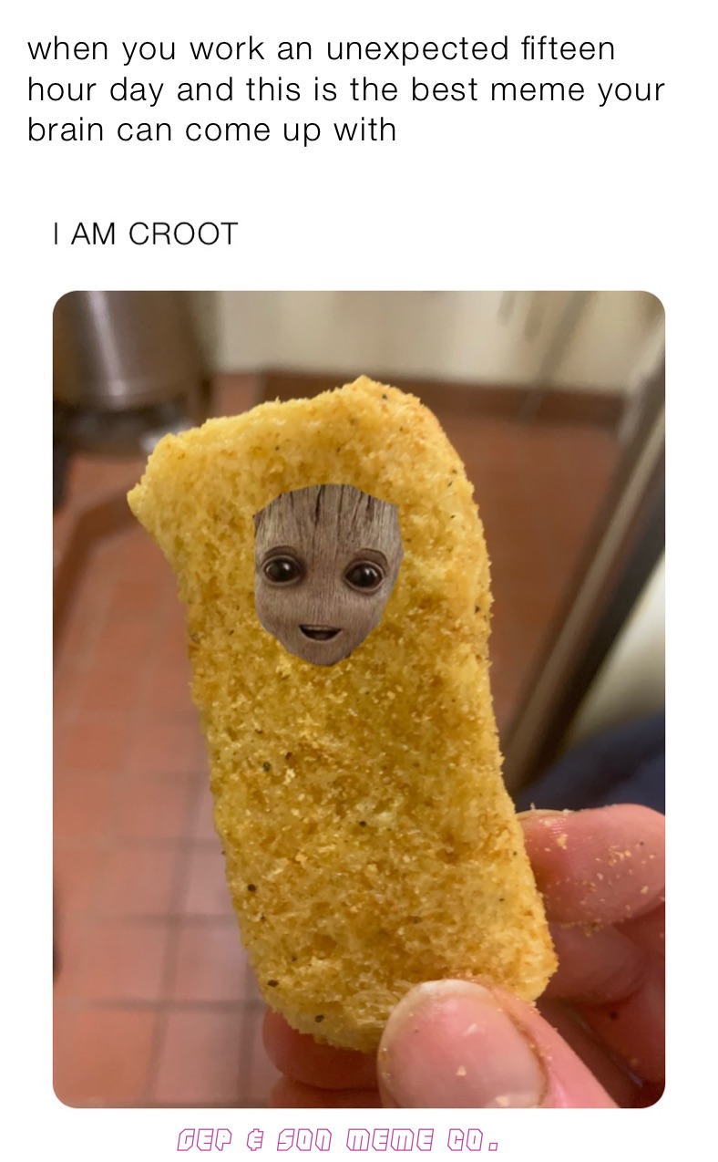 when you work an unexpected fifteen hour day and this is the best meme your brain can come up with