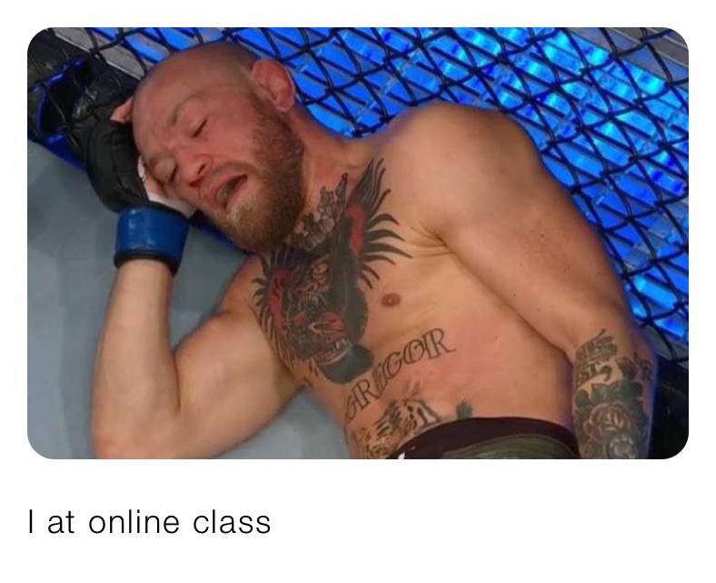 I at online class