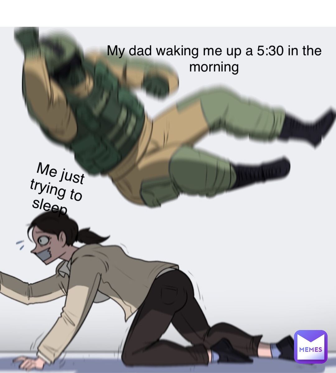 Double tap to edit Me just trying to sleep My dad waking me up a 5:30 in the morning