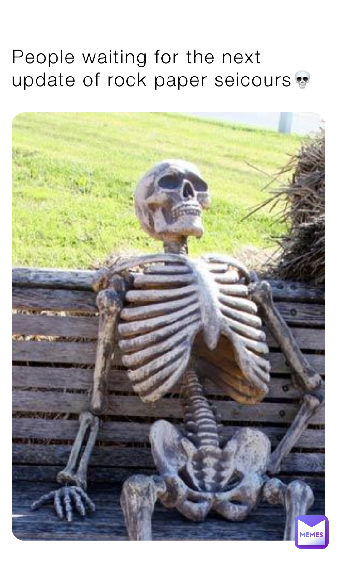 People waiting for the next update of rock paper seicours💀