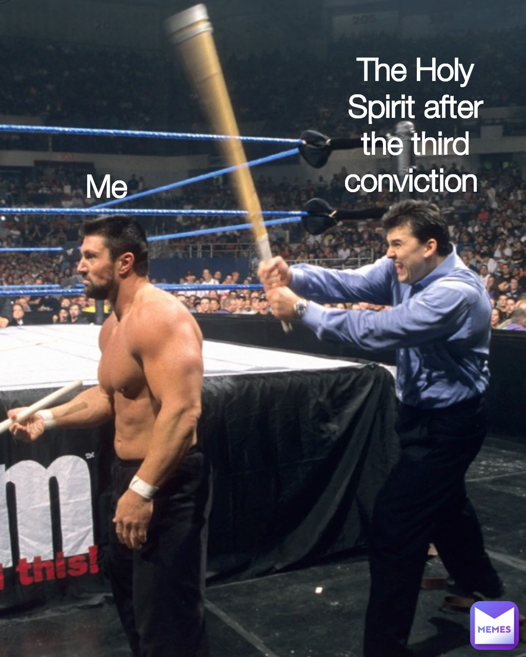 The Holy Spirit after the third conviction  Me 