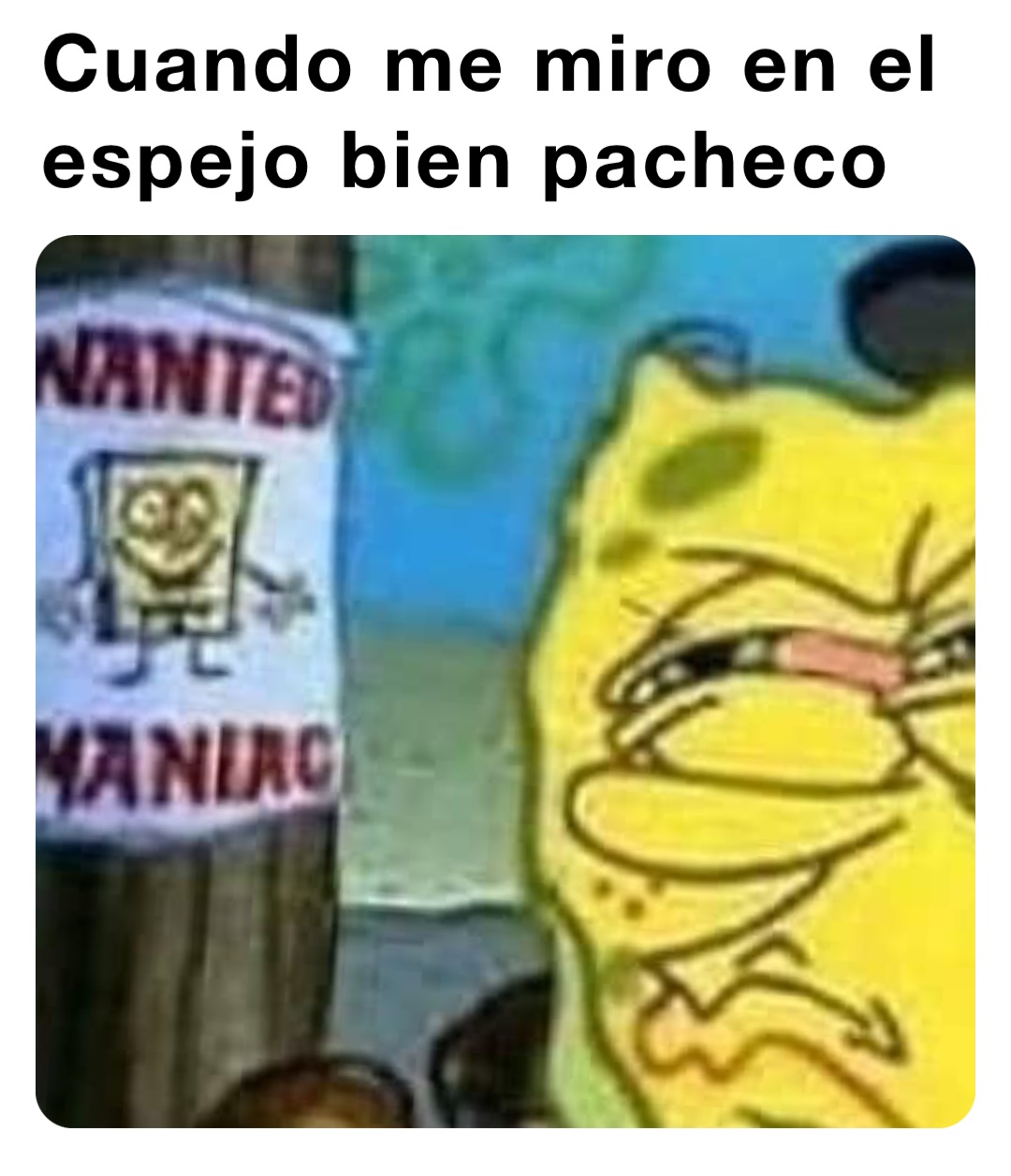 Cuando me miro en el espejo bien pacheco