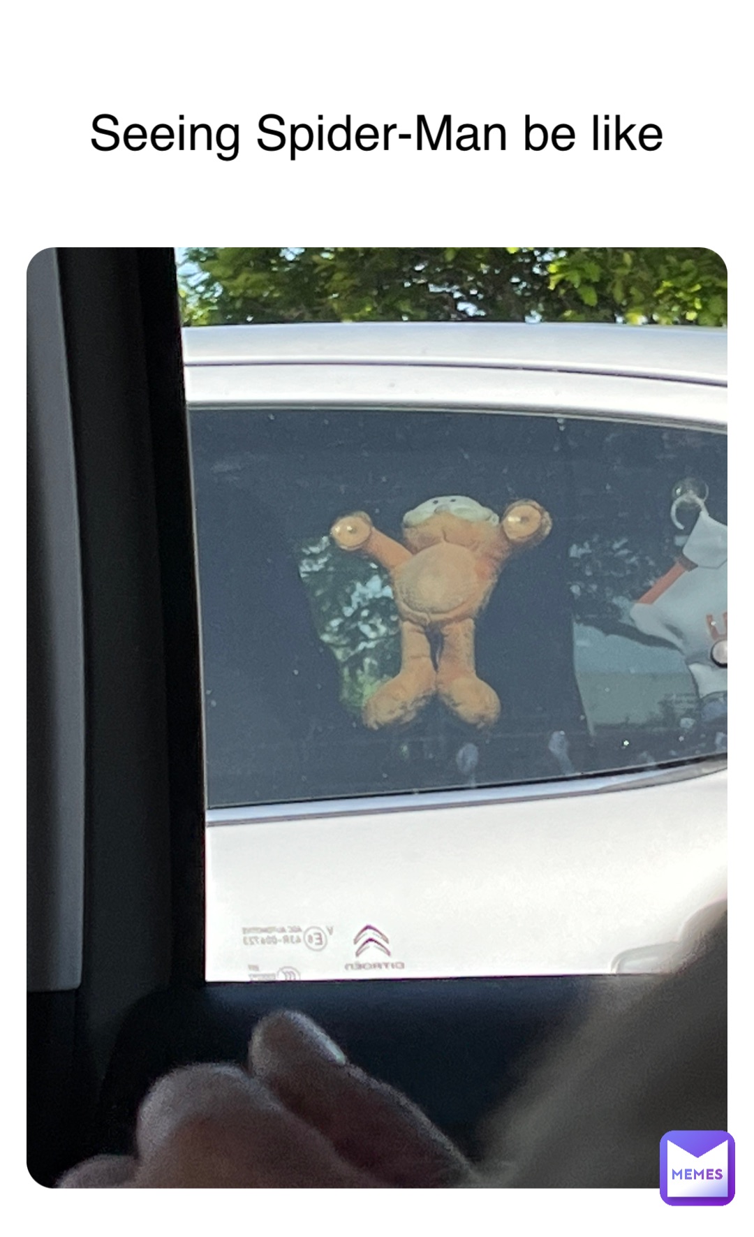 Double tap to edit Seeing Spider-Man be like