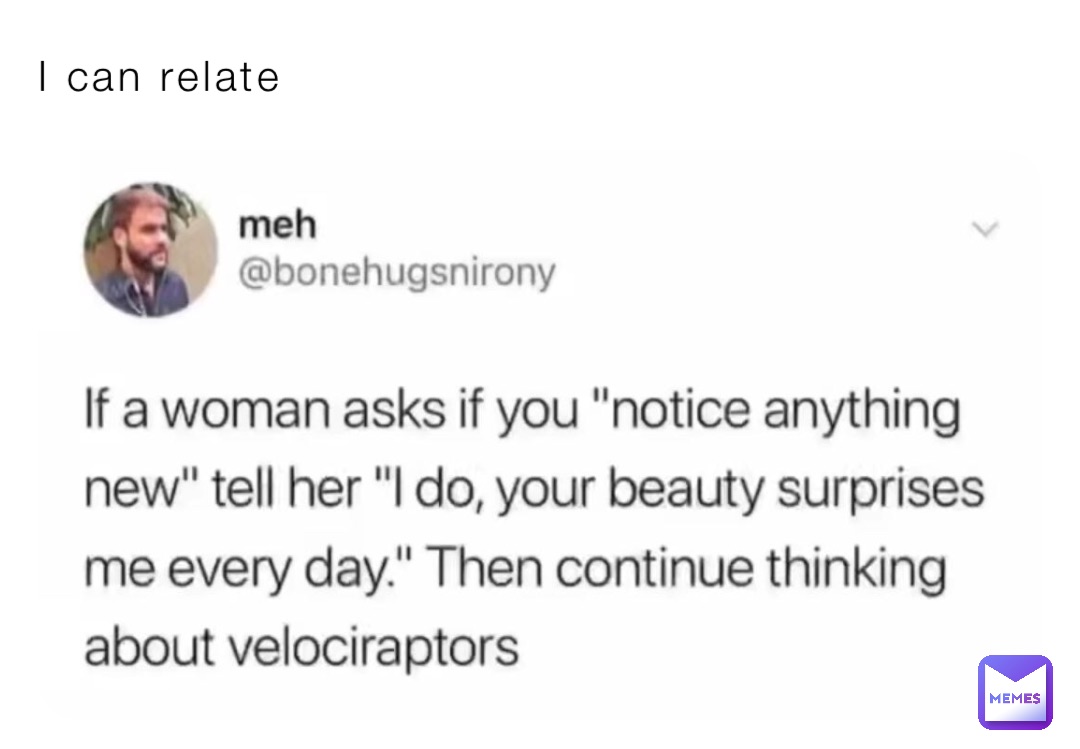 I can relate