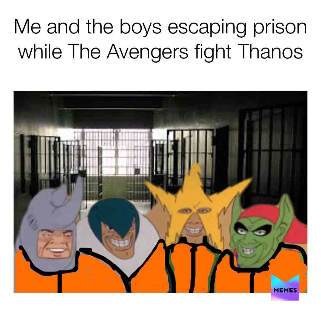#meandtheboys #greengoblin #electro #rhino #vulture #escape #prison