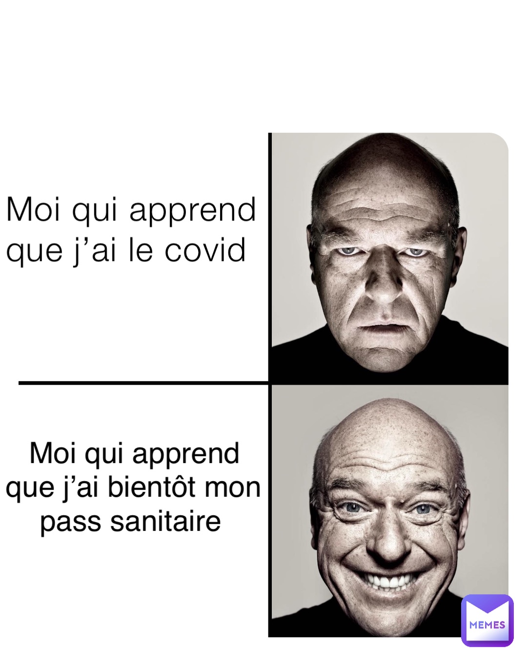 Moi qui apprend que j’ai le covid Moi qui apprend que j’ai bientôt mon pass sanitaire