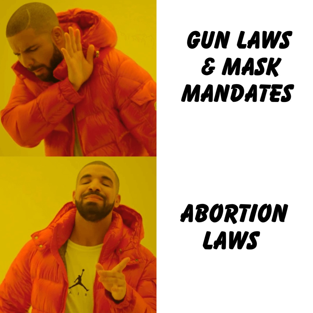 Gun laws & Mask Mandates Abortion Laws