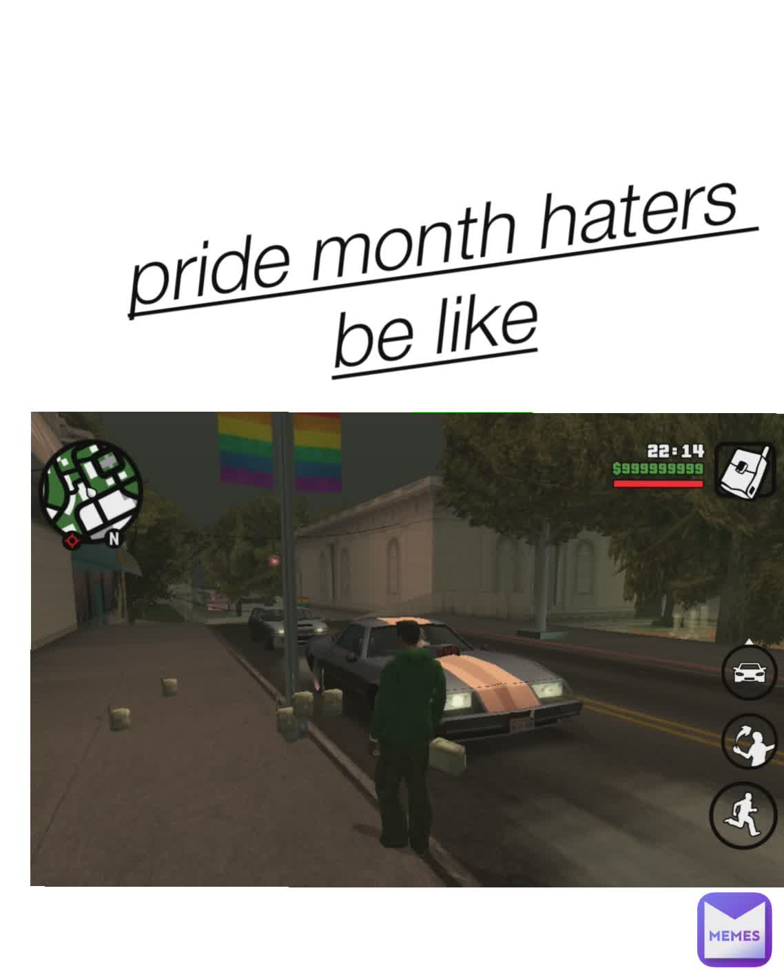 pride month haters 
be like