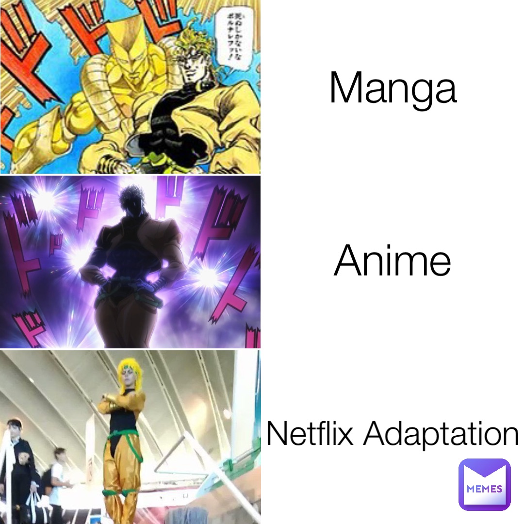 Manga Anime Netflix Adaptation | @Anime_boi58 | Memes