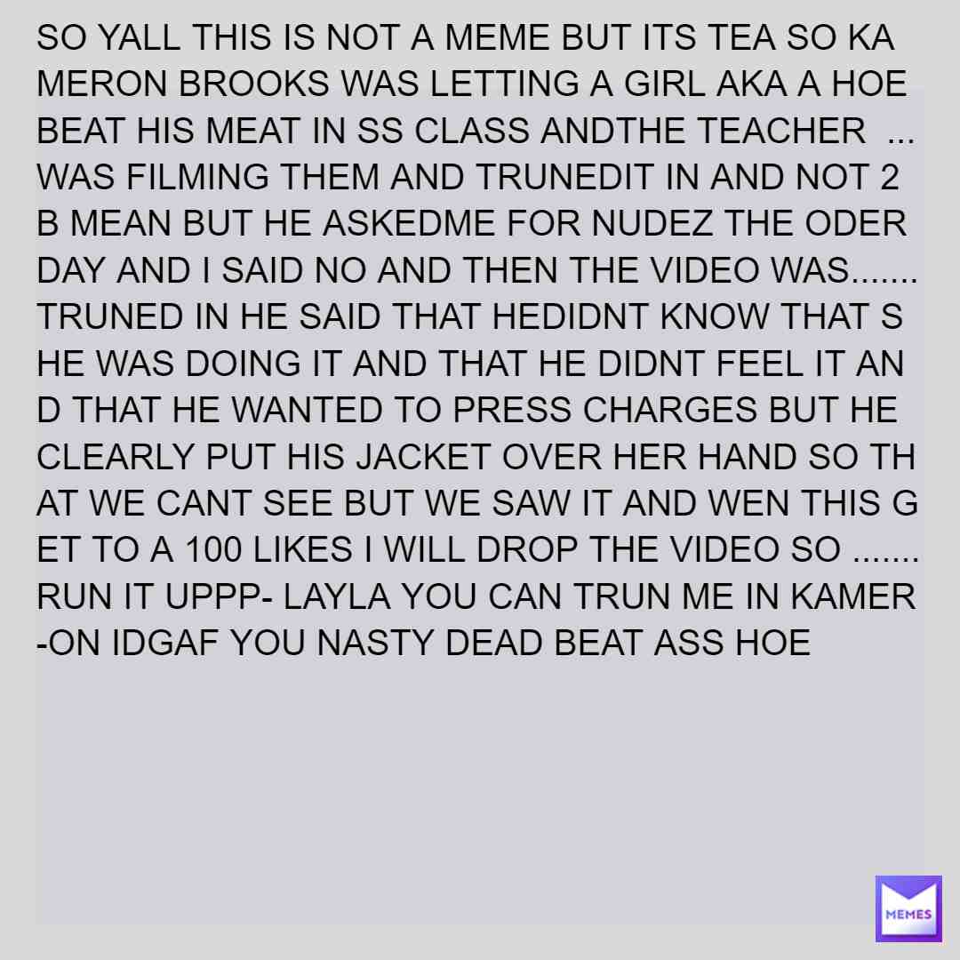 runn me upp for the videoo #TEAALERT