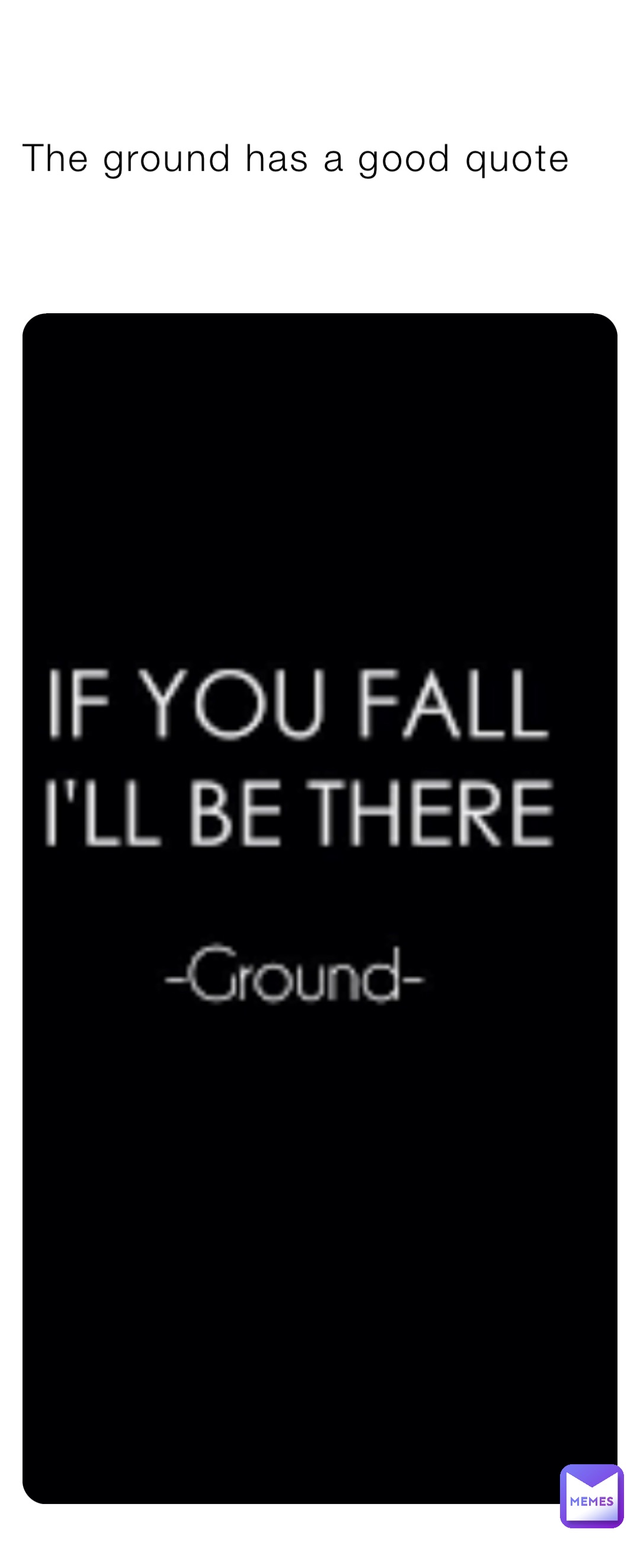 The ground has a good quote