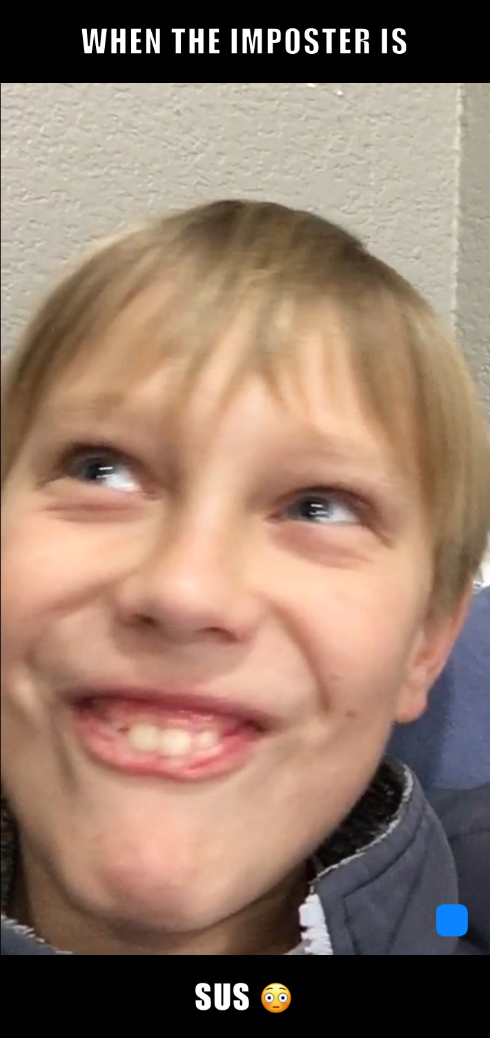 WHEN THE IMPOSTER IS SUS 😳 