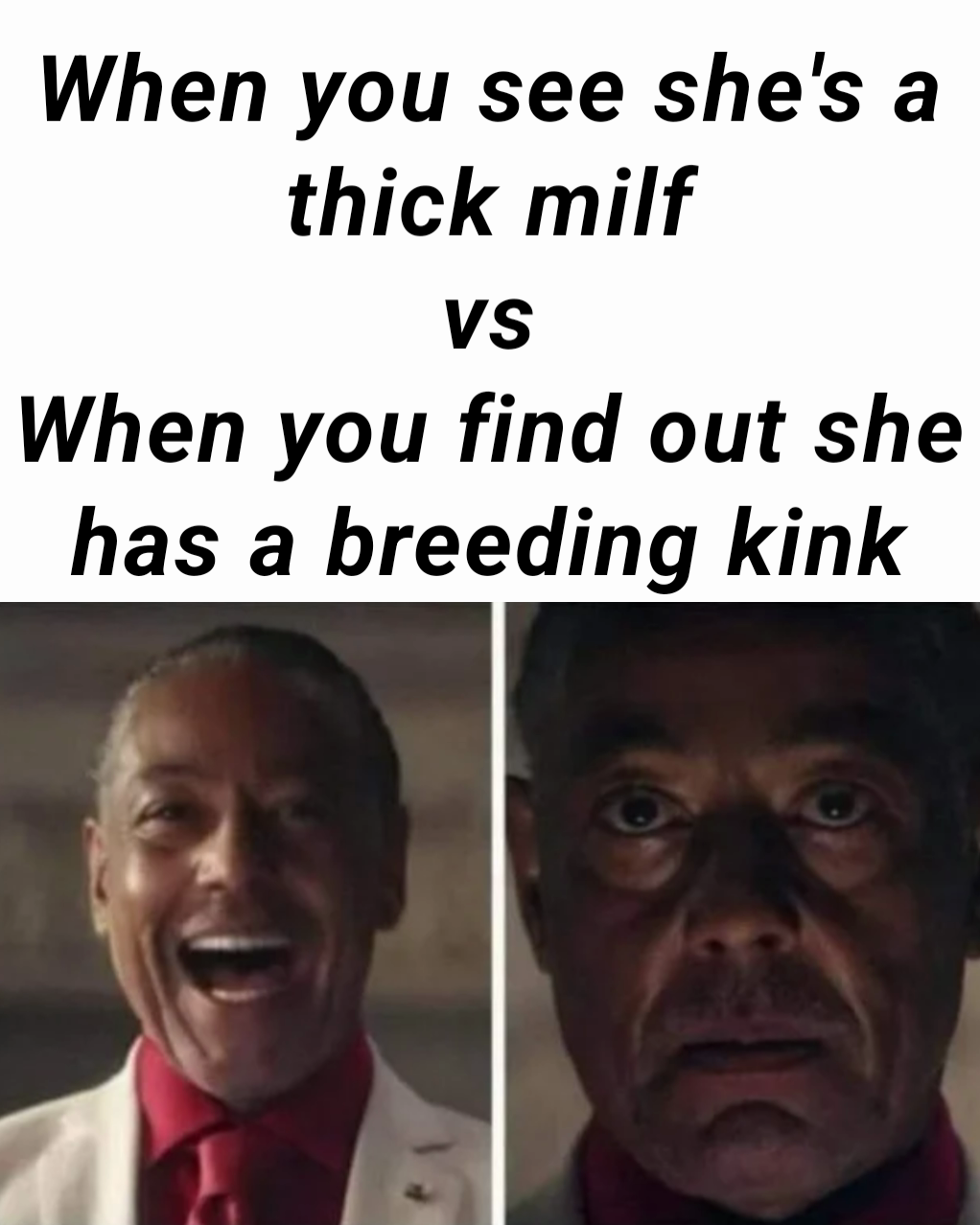 When you see she's a thick milf
vs
When you find out she has a breeding kink