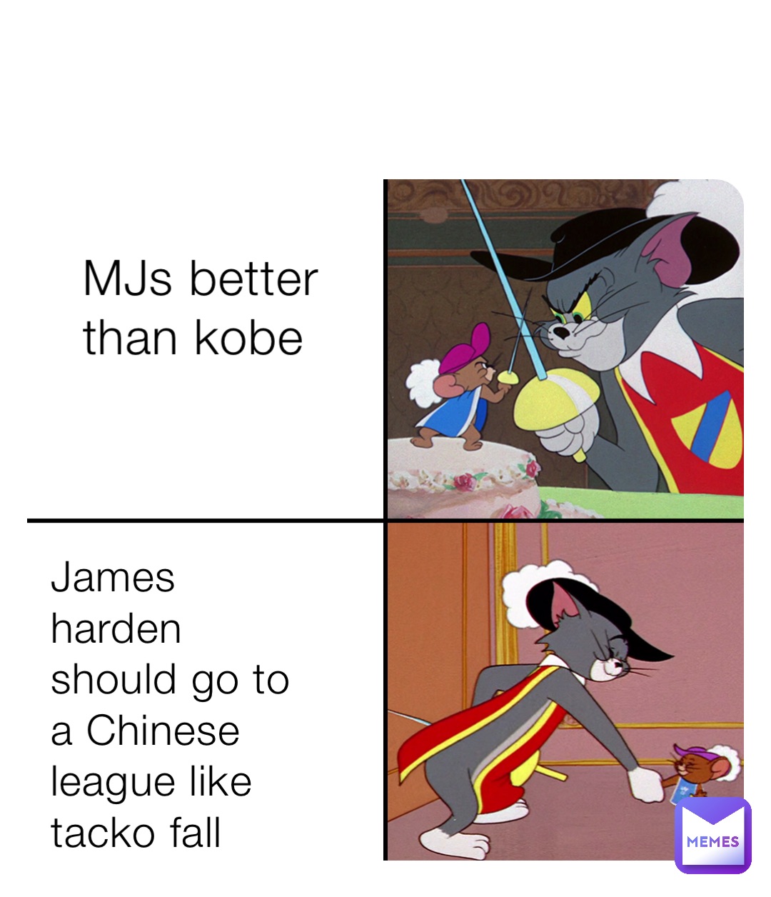 MJs better than kobe James harden should go to a Chinese league like tacko fall