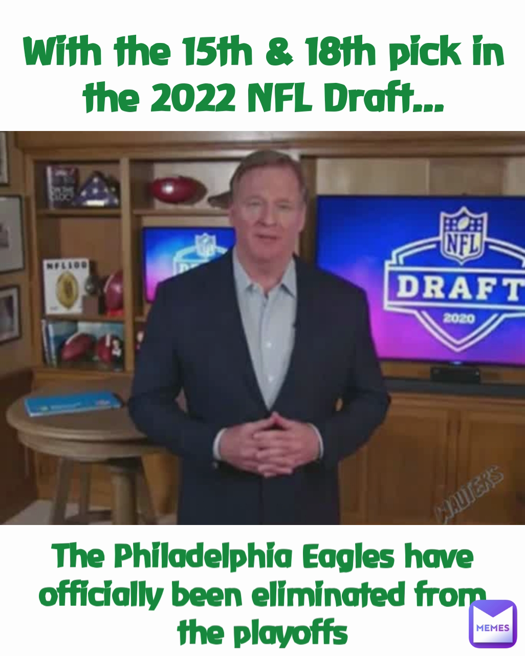 The Philadelphia Eagles have officially been eliminated from the