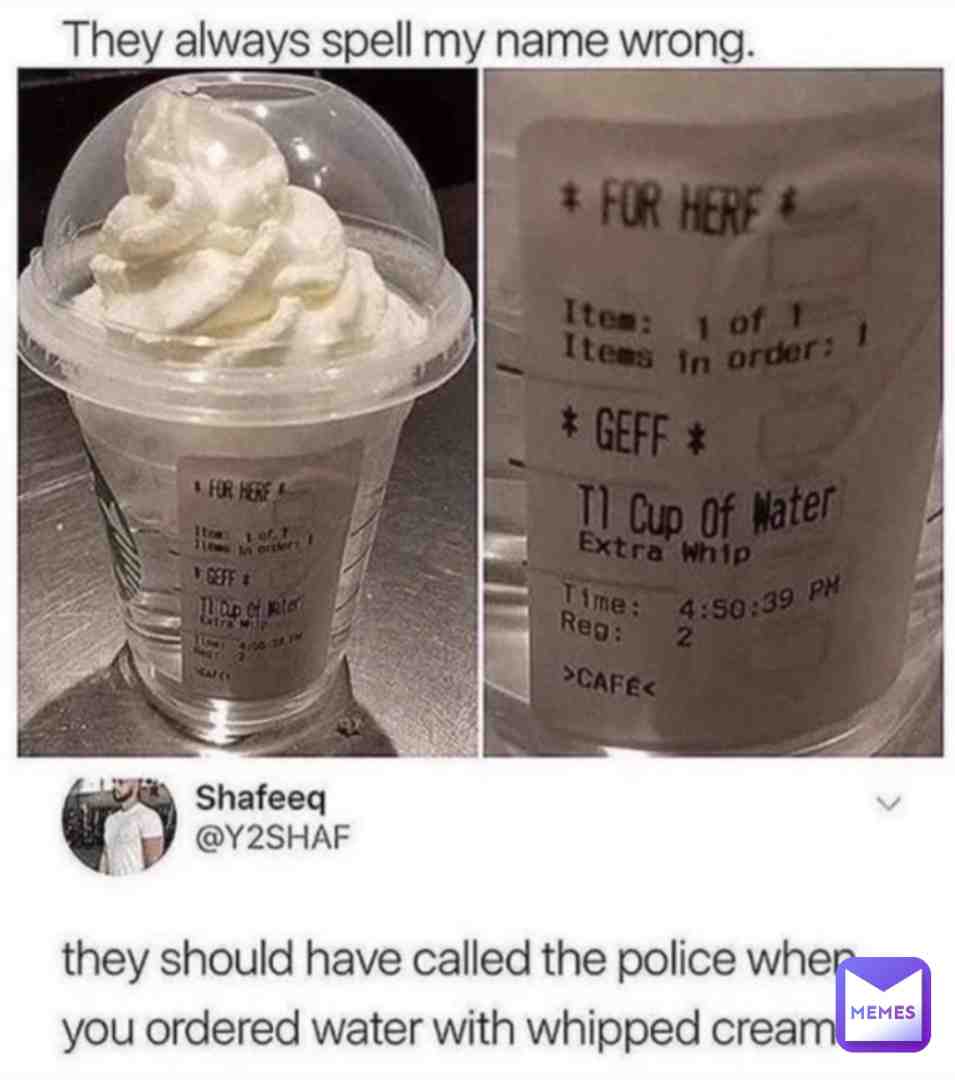i think they misspelled your name on purpose.