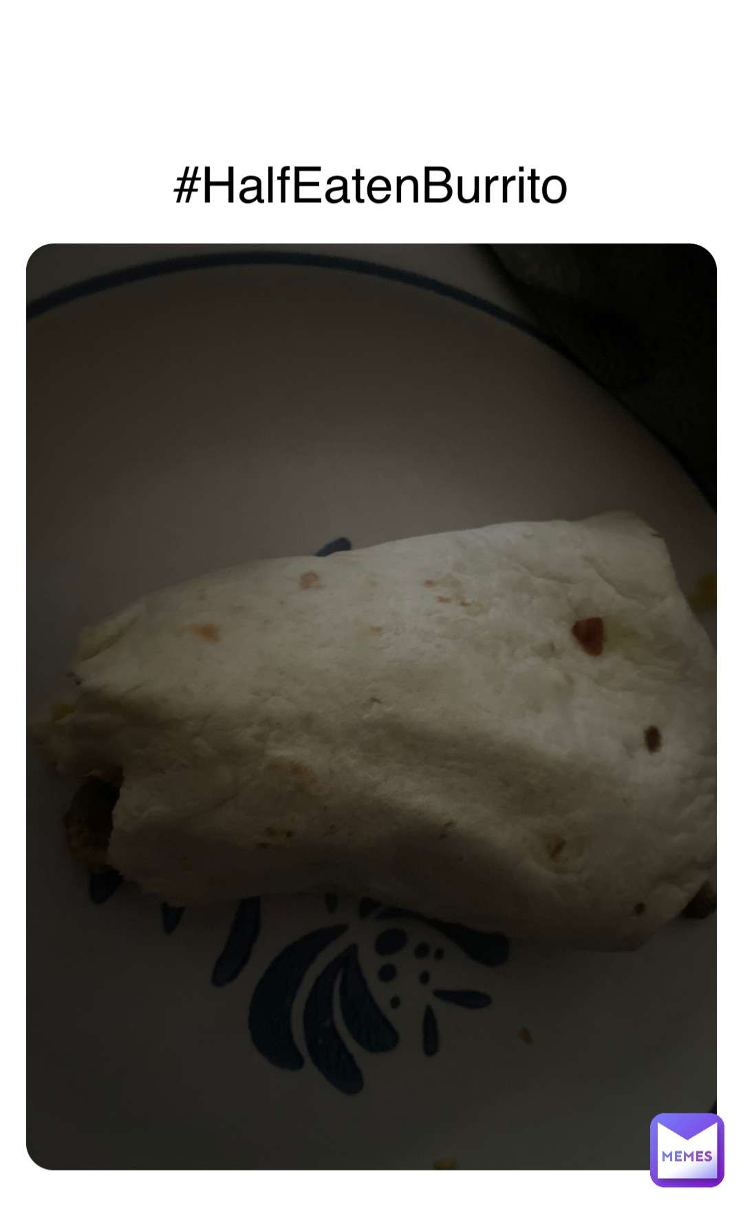 #HalfEatenBurrito