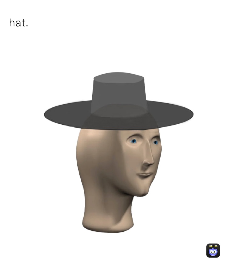 hat.