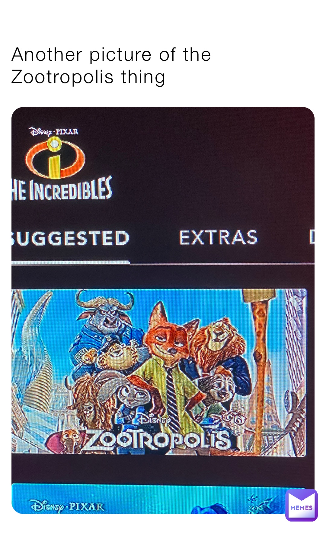 Another picture of the Zootropolis thing