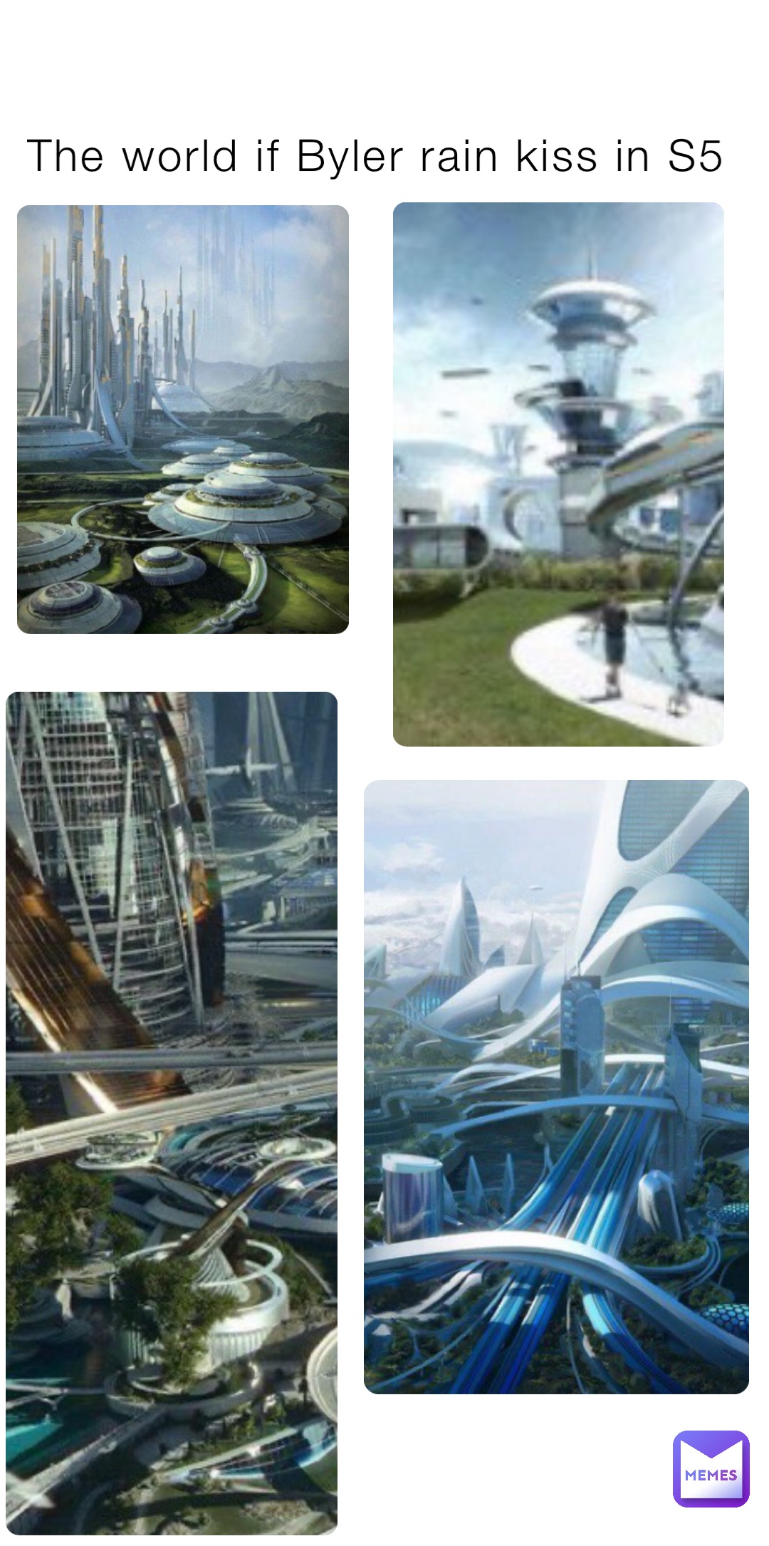 The world if Byler rain kiss in S5