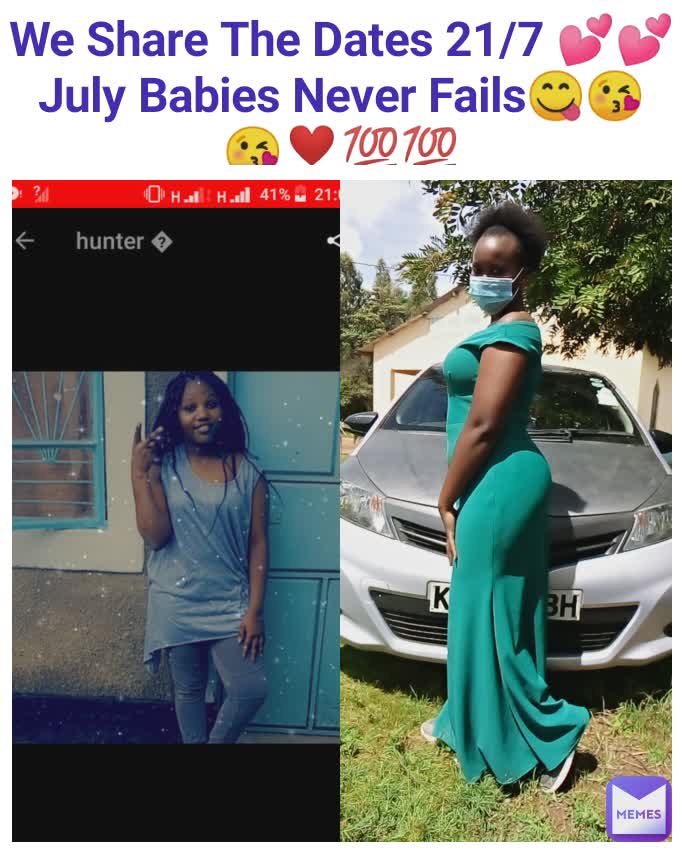 We Share The Dates 21/7 💕💕July Babies Never Fails😋😘😘❣️💯💯