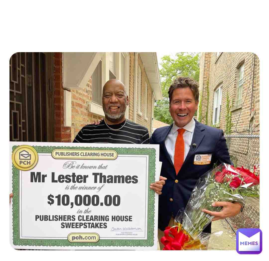 #PCHwinner Lester T\u2019s daughter answered the door and yelled \u201cDad!\u201d as she saw Howie standing there with his Big Check! Lester was in total shock that The Prize Patrol came to his Chicago, IL door yesterday. Lester covered his mouth with his hand in disbelief \ud83d\ude31 and ran halfway back up his stairs before quickly turning around again. He stepped outside and was speechless.
\u2022
#Chicago #IL #keepthefaith #dreamhome #homerepair #inittowinit #winning #pch #prizepatrol #upgrades #Illinois
