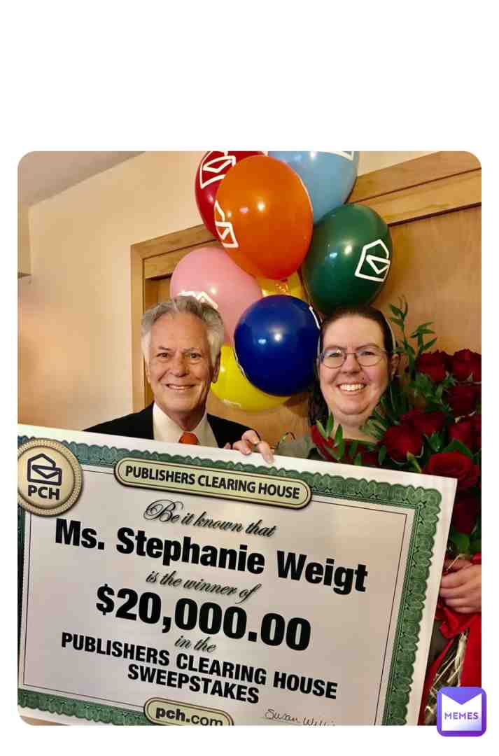 (1/2) #PCHWinner Stephanie was starting her workday at her Twin Cities home when a buzzer announced there was a delivery. \u201cHmmm\u201d she wondered, \u201cWhat could that be?\u201d \ud83e\udd14 She didn\u2019t have to wonder long because a minute later the Prize Patrol arrived \u2014 with a huge bouquet of roses, balloons, champagne, AND a Big Check\u2026 for $20,000.00! \ud83c\udf89 Stephanie, a long-time PCH player, had just won an Instant Win prize, and was she ever surprised!
.
.
.
#pchwinner #MN #Minnesota #travel #family #PCH #gift #sweepstakes #congratulations