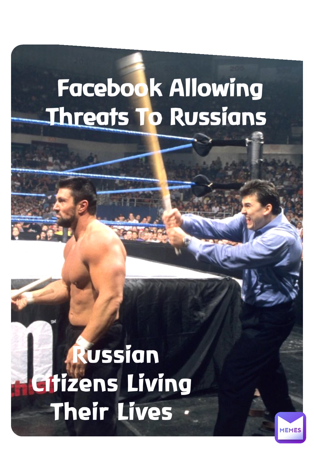 Russian Citizens Living Their Lives Facebook Allowing 
Threats To Russians
