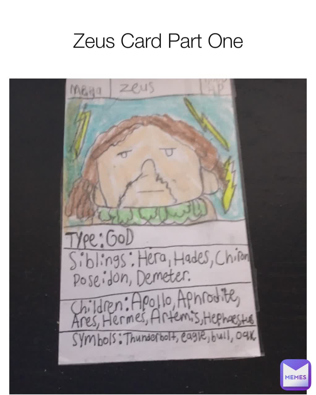 Zeus Card Part One