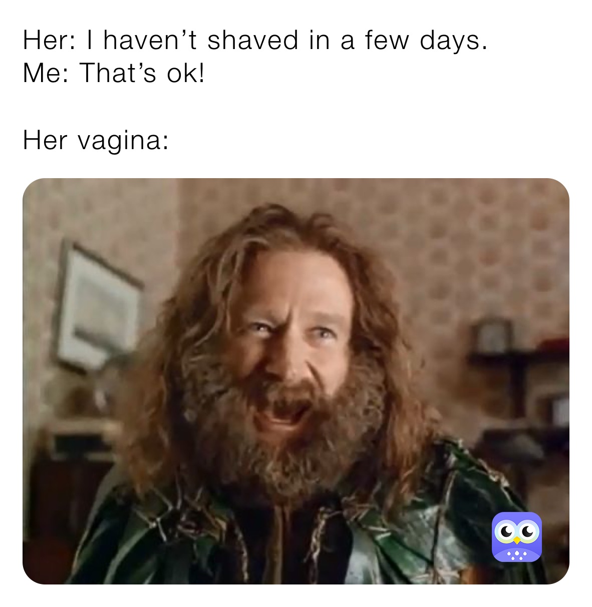 Shaved vagina meme
