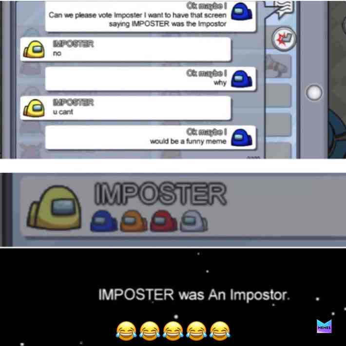 Meme shared by @among_us_memez