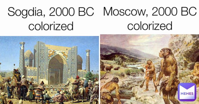 Sogdia, 2000 BC colorized Moscow, 2000 BC colorized