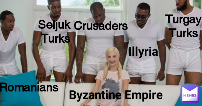 Turgay Turks Illyria Byzantine Empire Seljuk
 Turks Romanians Crusaders