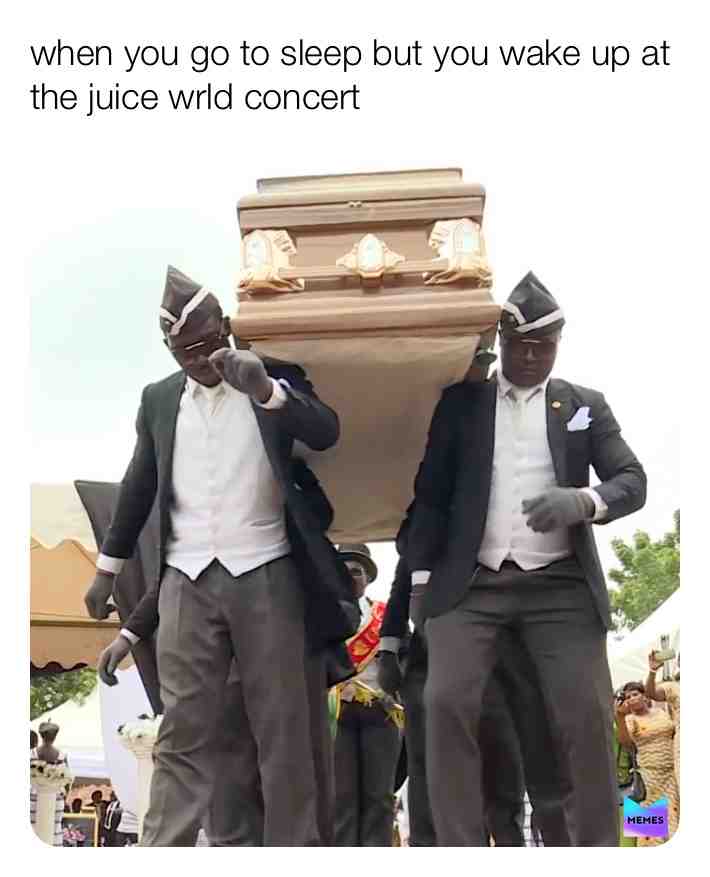 #ghana #friends #juicewrld #concert #meme