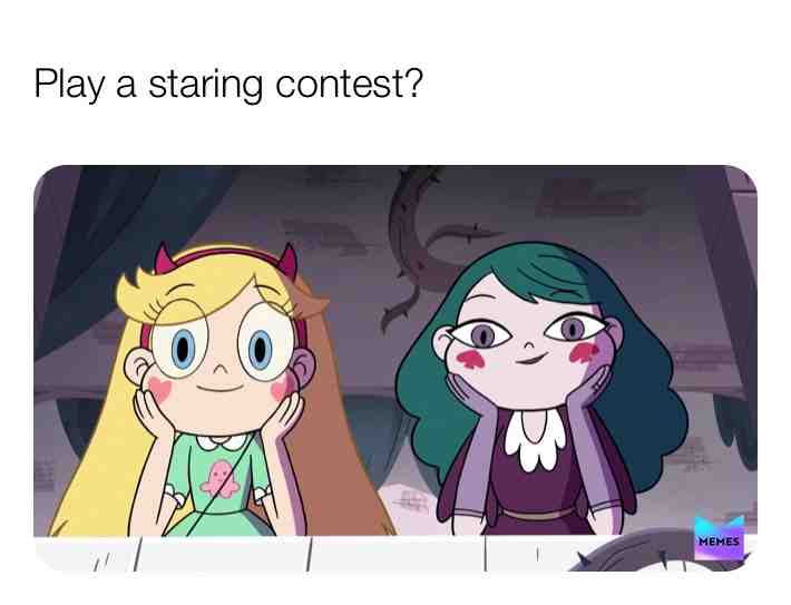Try #try #joke #funnyjoke #starvstheforcesofevil #svtfoe #staring