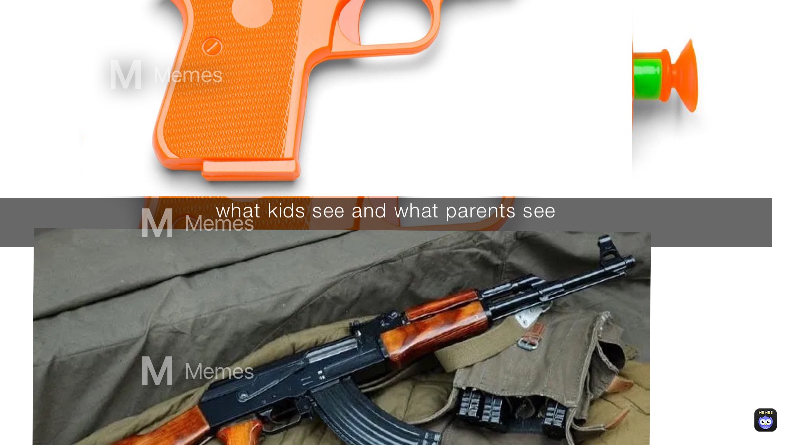 what kids see and what parents see
