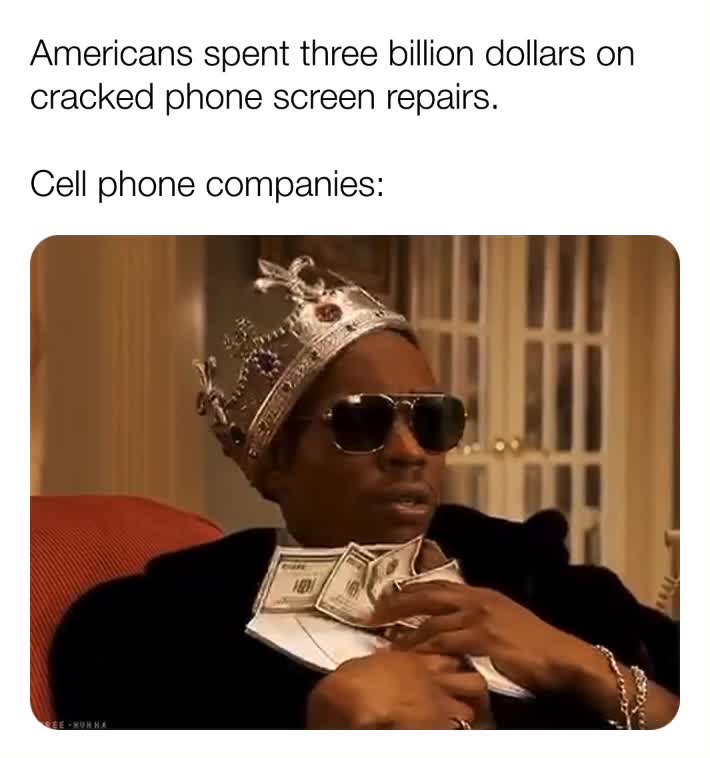 Repairs are expensive, protection is not.
 #roccessories  #roccessorize   #ilovemyphone  #followme  #followmefollowyou  #oopsies  #oops  #protectmeplz  #memes  #thisistheway  #theygettingpaidfromsomeone 
www.facebook.com/Roccessories 
https://www.amazon.com/s?me=A2RG4HL5NVY6RW&marketplaceID=ATVPDKIKX0DER